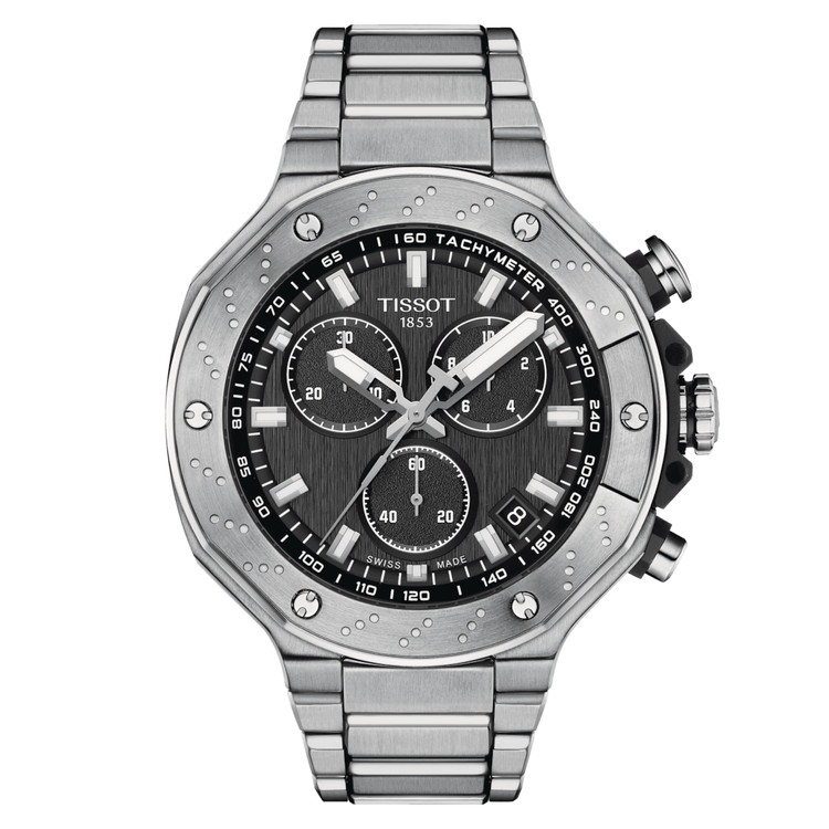 ティソ(TISSOT) T-レース クオーツ クロノグラフ 45mm T141.417.11